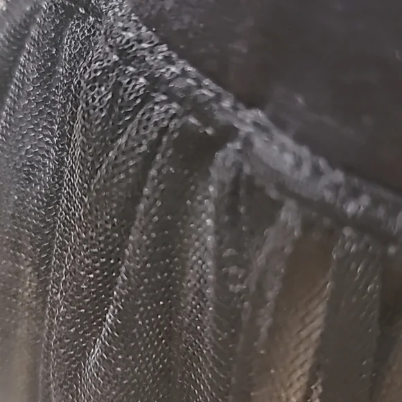 Ten Sixty Sherman black tulle floor length skirt. Size L - Picture 3 of 7